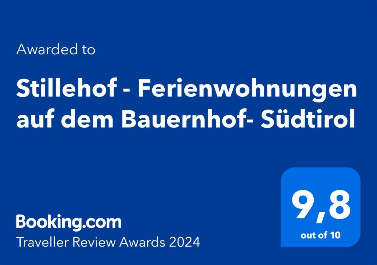 Stillehof - Ferienwohnungen auf dem Bauernhof- Südtirol Brixen Exterior foto